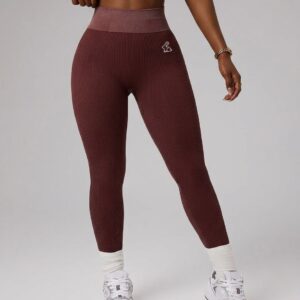 **easithlete – legging de sport sans couture minimaliste pour femme, couleur unie, idéal yoga, fitness et usage quotidien**