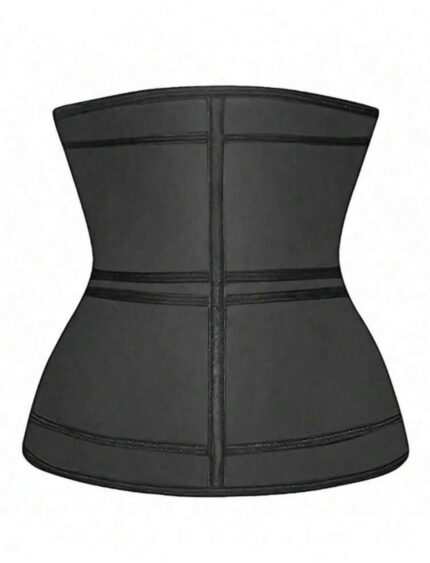 gaine amincissante femme avec double ceinture de sudation, maintien abdominal et effet sculptant