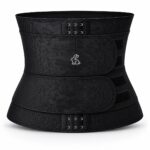 gaine amincissante femme avec double ceinture de sudation, maintien abdominal et effet sculptant
