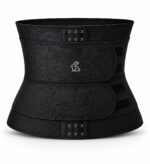 gaine amincissante femme avec double ceinture de sudation, maintien abdominal et effet sculptant