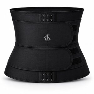 gaine amincissante femme avec double ceinture de sudation, maintien abdominal et effet sculptant