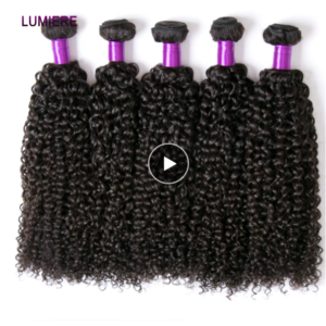 tissage brésilien crépu bouclé 100 % cheveux humains – double trame haute densité