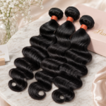 extensions brésiliennes ondulées body wave – cheveux humains vierges de qualité premium