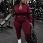 ensemble de sport 3 pièces grande taille femme – veste sans manches noire, léger et extensible pour yoga et fitness