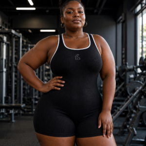 combinaison de sport sans couture grande taille femme – contrôle du ventre, effet gainant et confort optimal